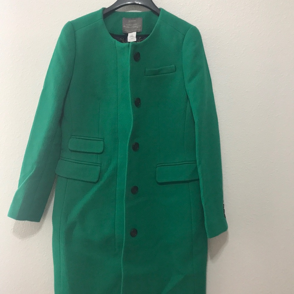 J. Crew Double Cloth Collarless Symphony Coat